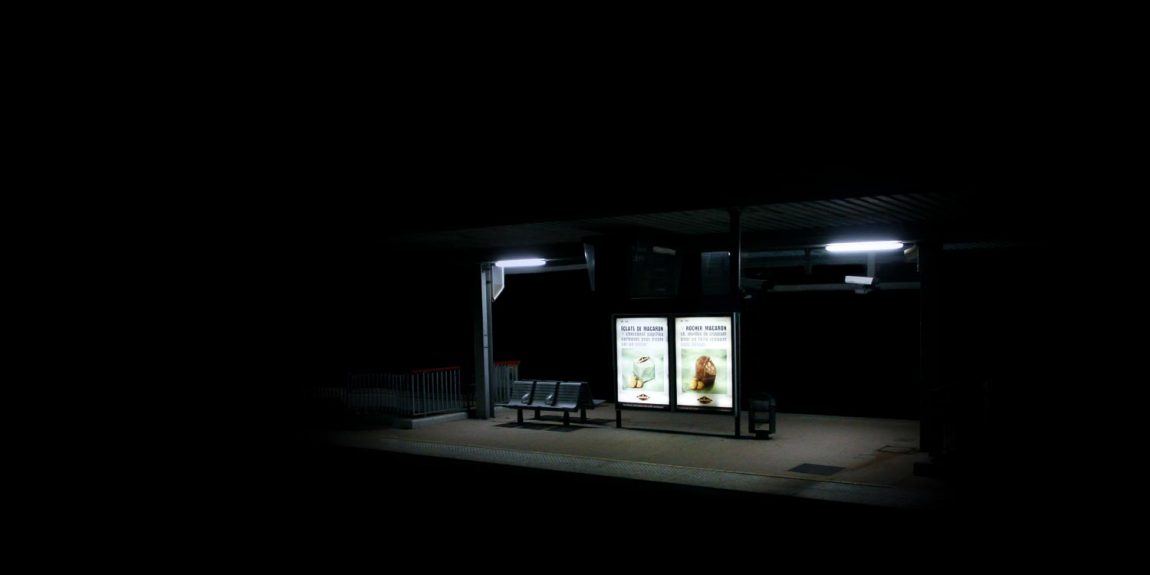 Présence obscure #03digigraphie - 50x100 cm